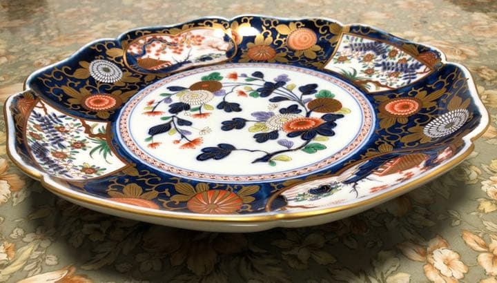 賞美堂有田焼其泉窯 盛皿 中 琳派古伊万里様式