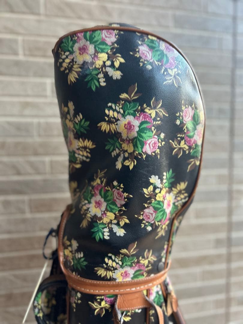 【希少・美品】KENZO GOLF フルセット 華やかな花柄バッグ & 小物付