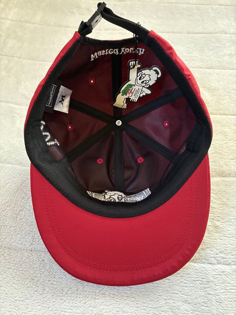 WASTED YOUTH × TAPPEI CAP 【RED】 ステッカー付き