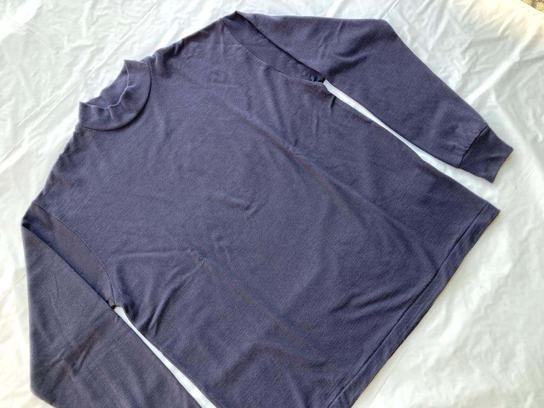 完売品 25AW新作 極上素材＆製法で仕上げられた拘りの1着 ウールモックネック