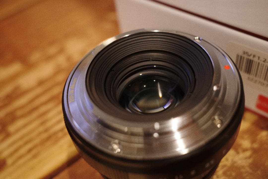 7artisans 交換レンズ 35mm f1.2 ii EOSMマウント用