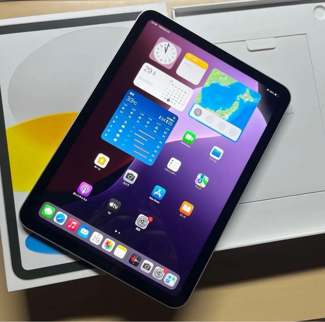 iPad 第10世代　64GB Wi-Fi 割れなし　バッテリー最大容量89%