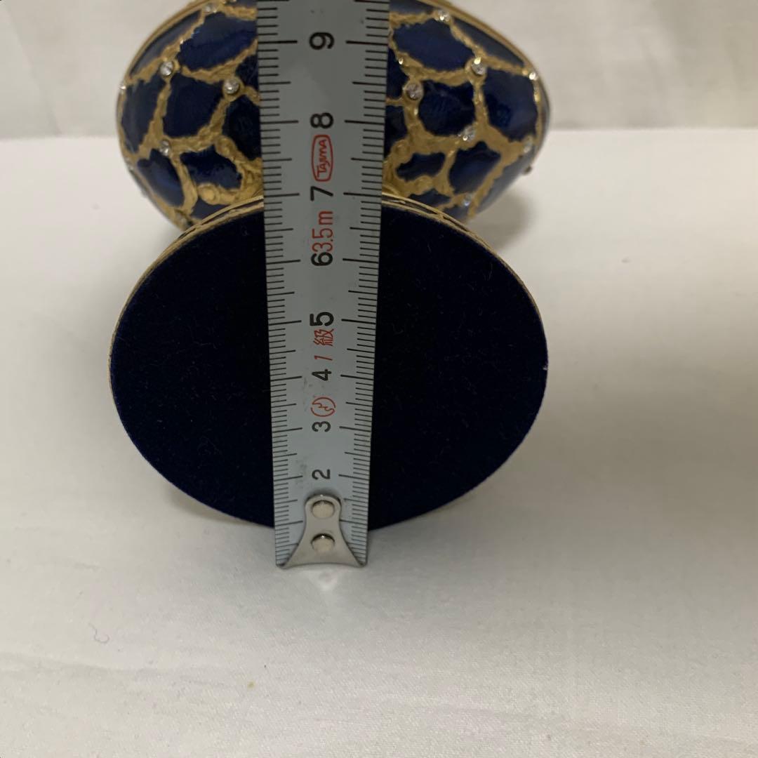 KRISCHERCO ジュエリーケース オルゴール付き ヴィンテージ品　ブルー