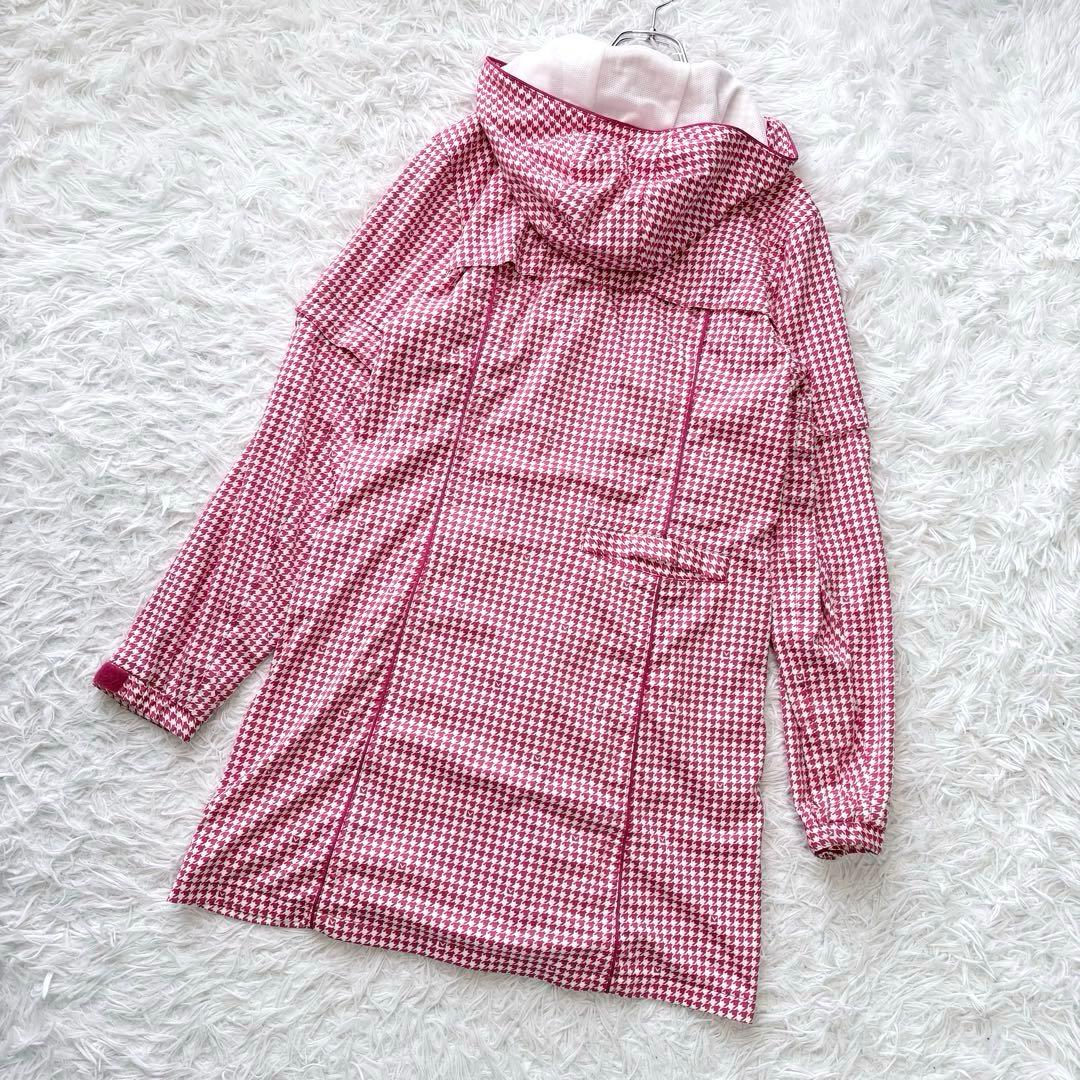 美品✨Callaway キャロウェイ 3WAYレインワンピース 千鳥格子柄 M