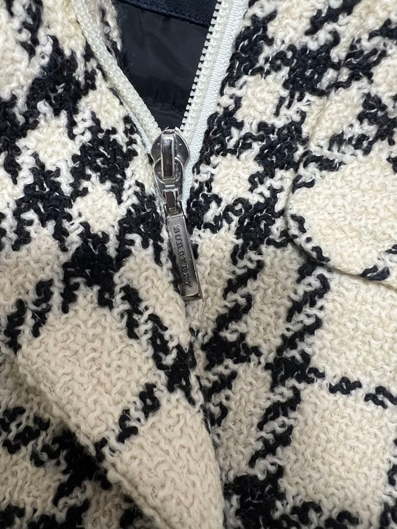 美品　バーバリー　ウール　フード付き　ロゴ　コート　大きいサイズ