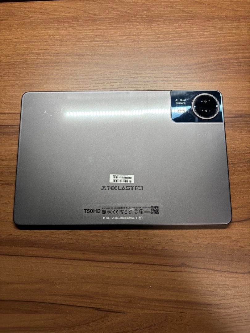 【美品】Teclast T50HD Androidタブレット フィルム&ケース付