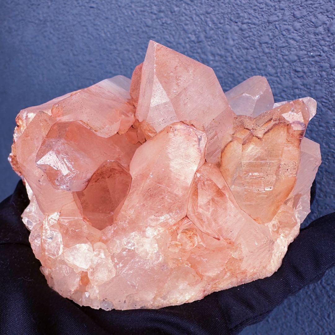 希少❗️超綺麗♡キラキラ☆超強いパワー ピンク ヒマラヤクラスター天然石A1424