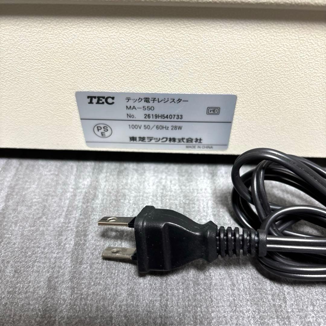 TEC テック 電子レジスター MA-550 Shallot Il ジャンク品