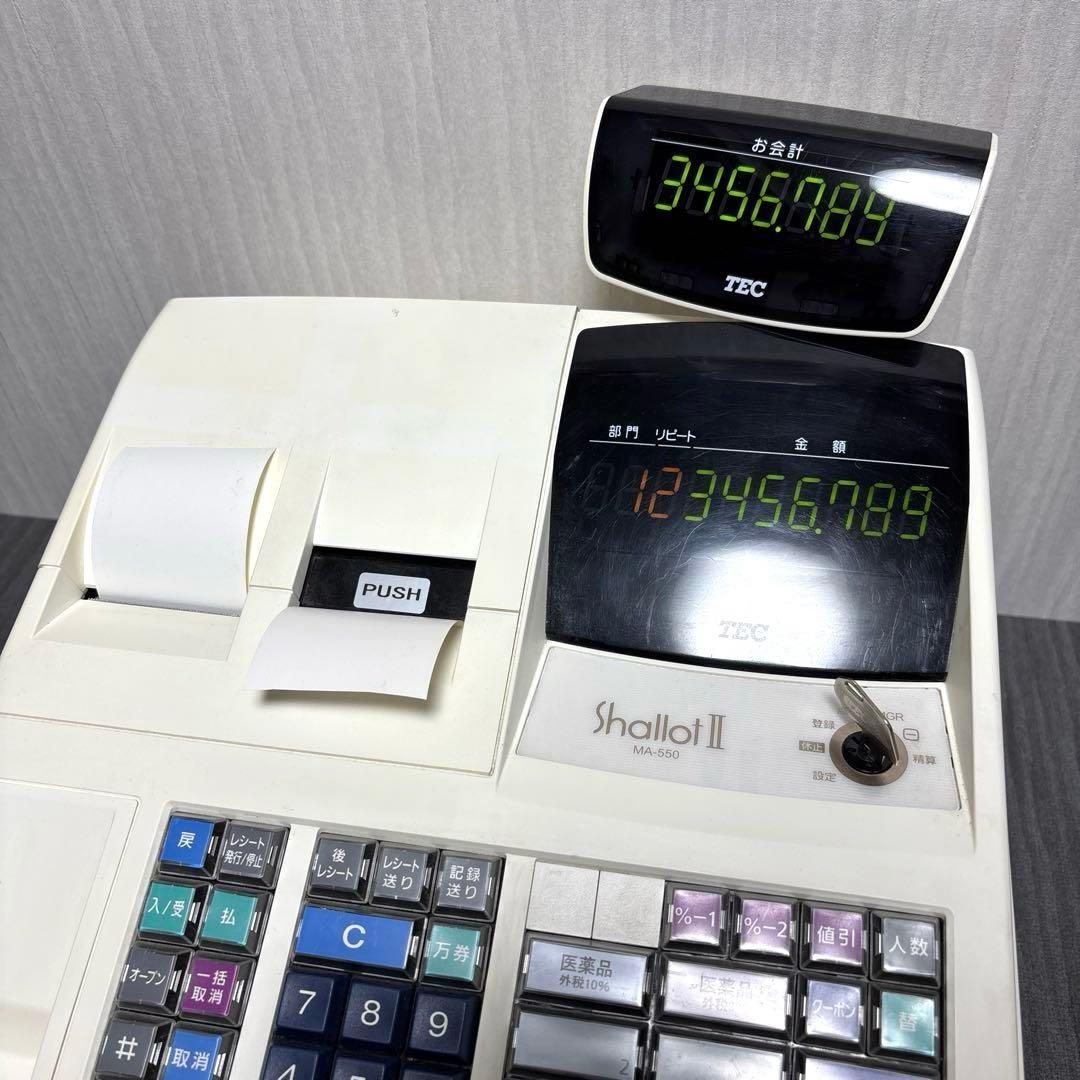 TEC テック 電子レジスター MA-550 Shallot Il ジャンク品