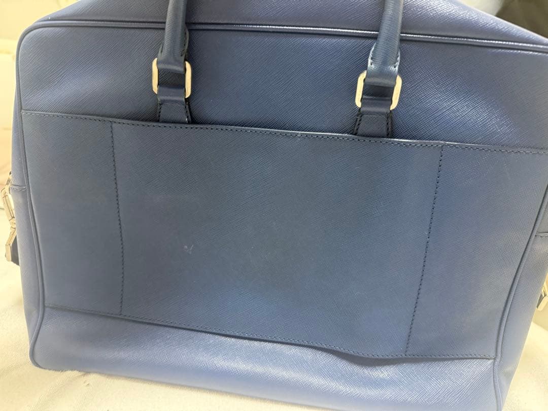 PRADA ネイビー ビジネスバッグ
