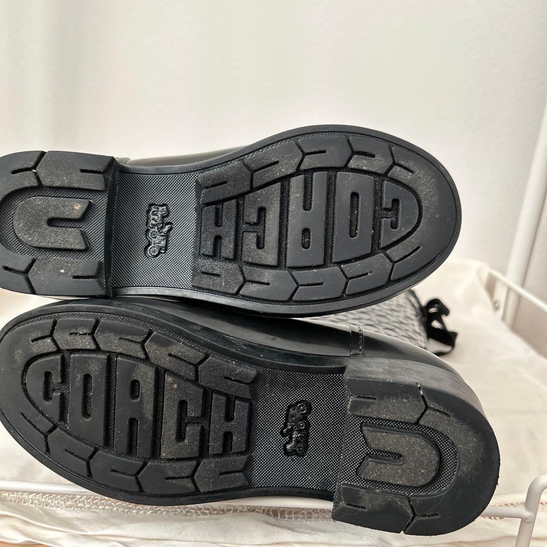 COACH バックリボンレインブーツ・ロングブーツ