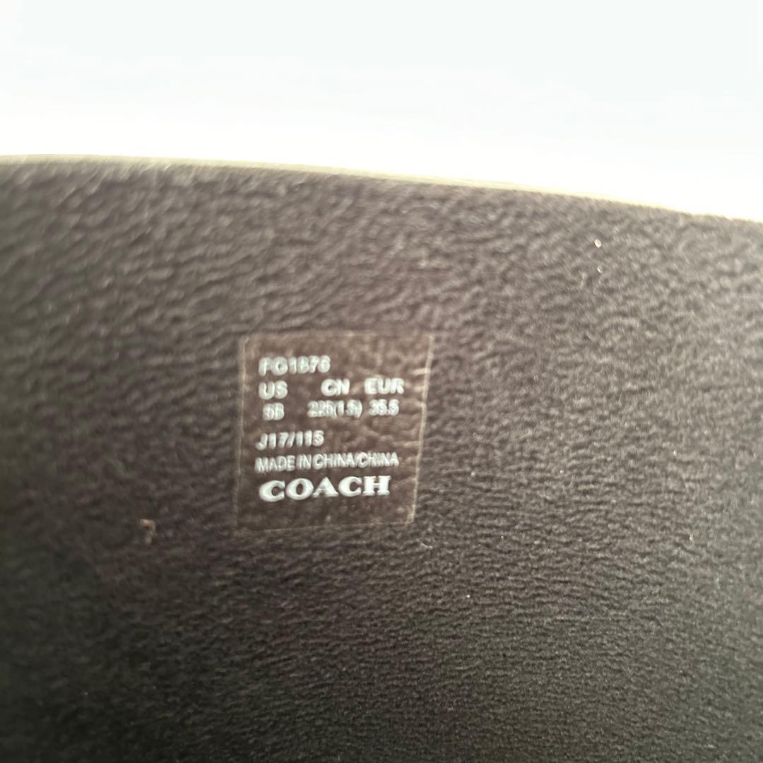COACH バックリボンレインブーツ・ロングブーツ