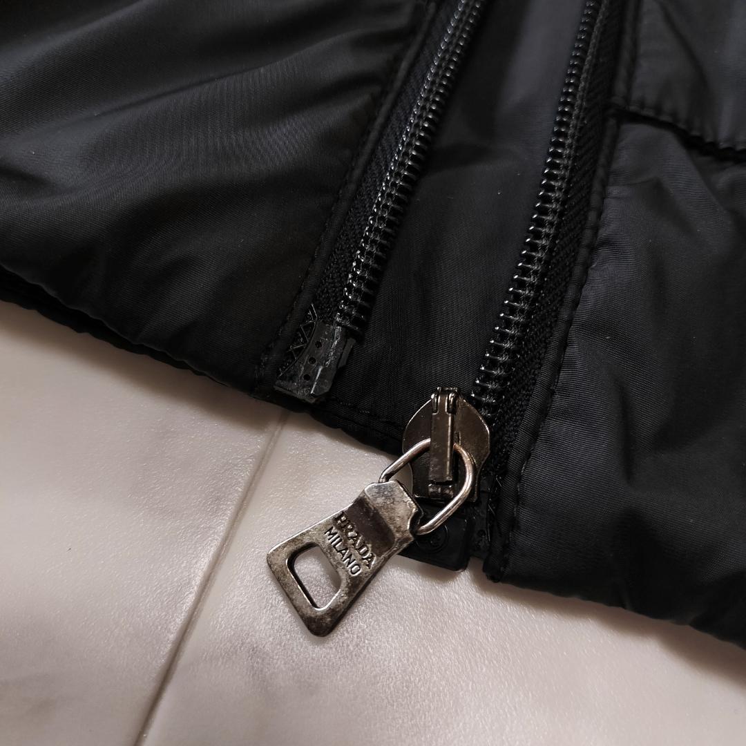希少 00s プラダ レッドラインナイロンジャケット 46 PRADASPORT