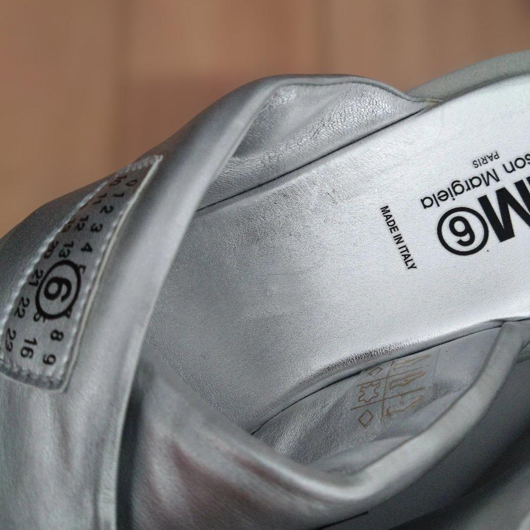 MM6 プラットフォームサンダル（シルバー）