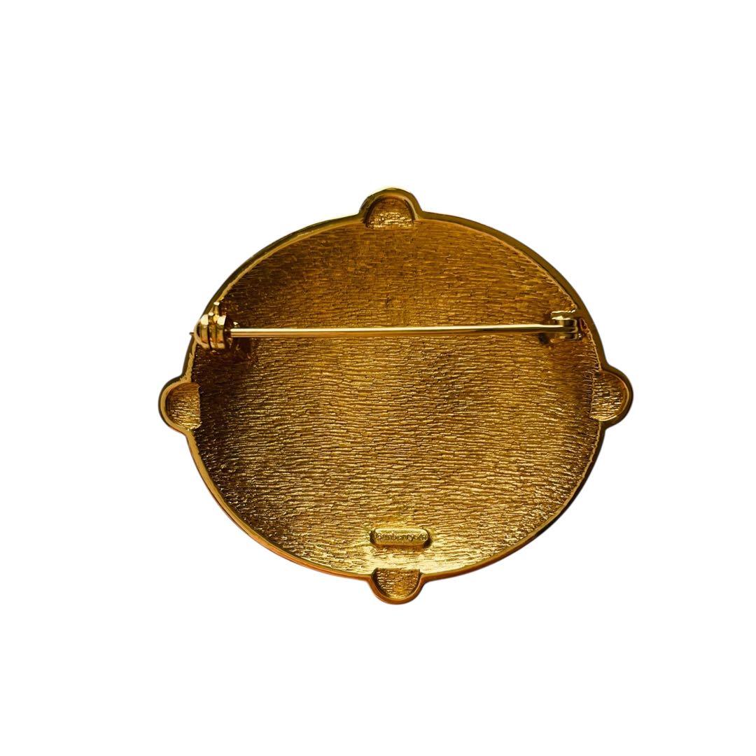 BURBERRYS バーバリーズ ピンブローチ ラインストーン フェイクパール