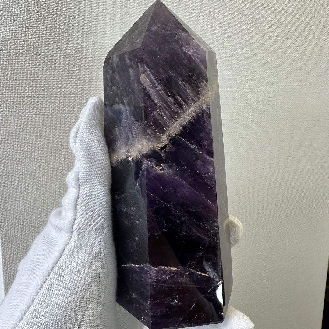 アメジスト 六角柱 パワーストーン 天然石 原石A959