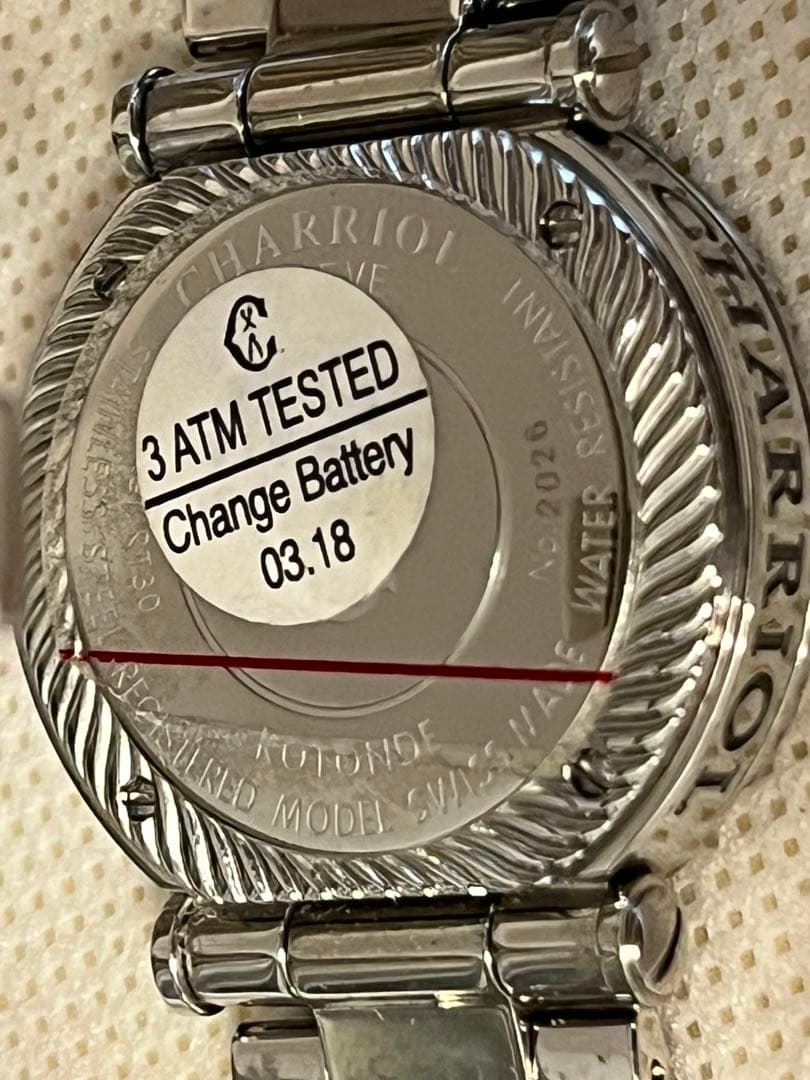 シャリオール　レディス腕時計ロトンシリーズの腕時計　新品未使用品に近い　稼働品