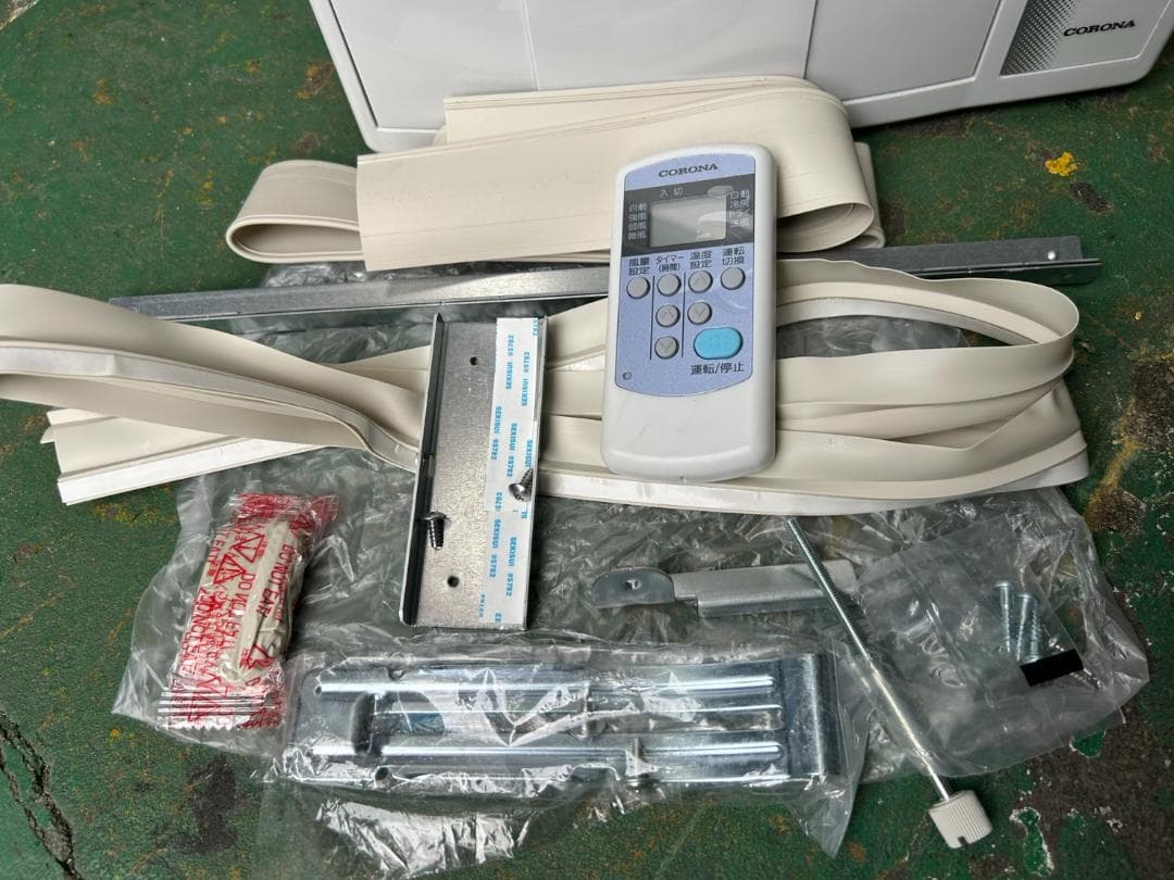 25年 超美品 コロナ 窓用エアコン CW-1625R 枠 リモコン付き/バ2