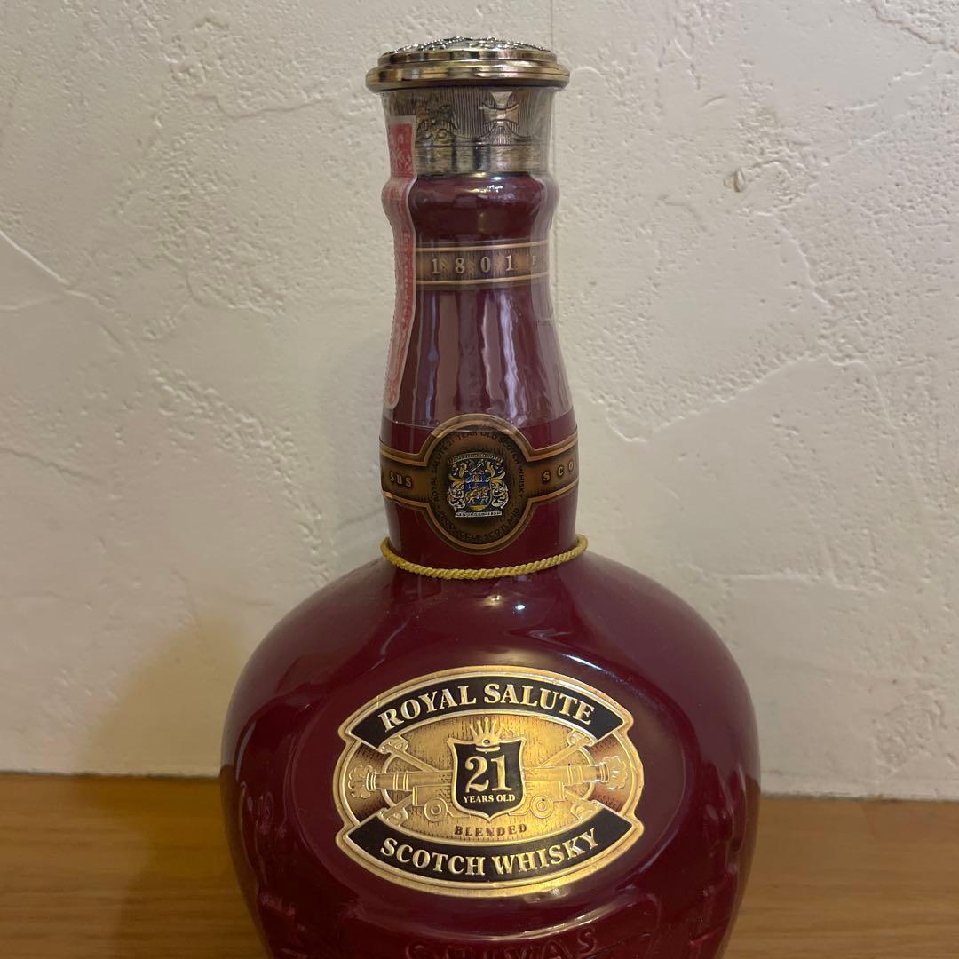  Salute 21年 スコッチウイスキー　古酒　ロイヤルサルート　酒