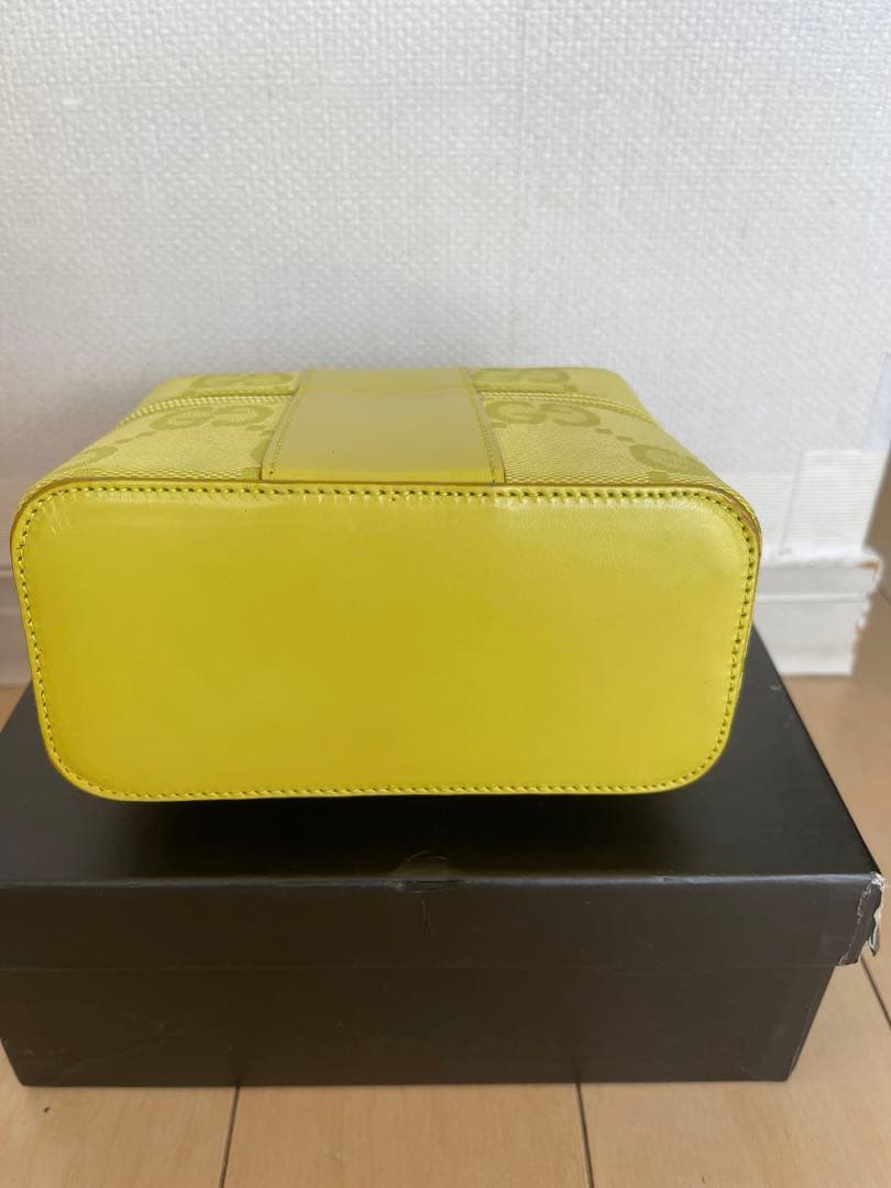 GUCCI GGキャンバス バニティバッグ ハンドバッグ ブラック　未使用