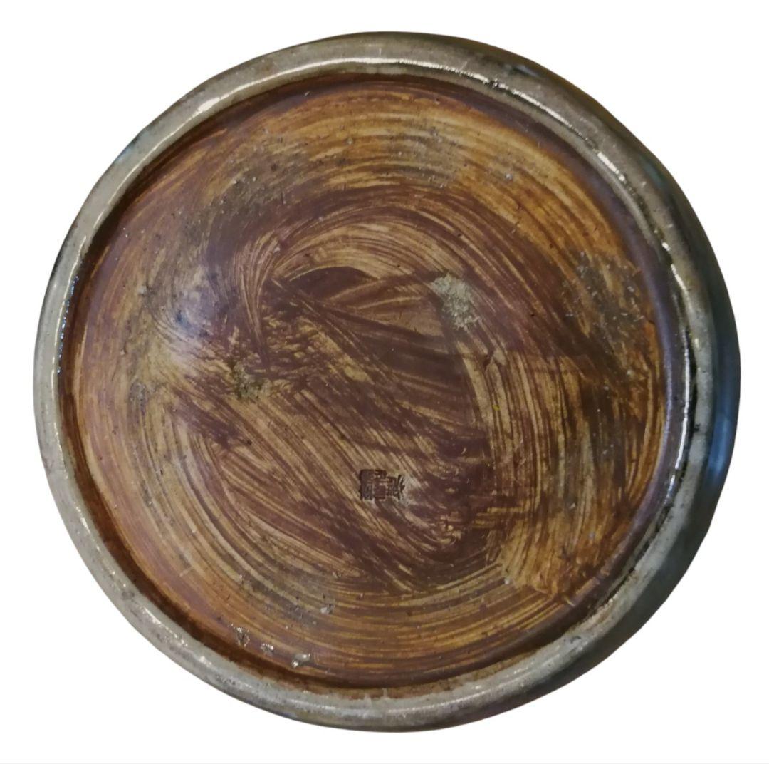 大型　陶器鉢　数連鉢　和風　うさぎ柄　アンティーク