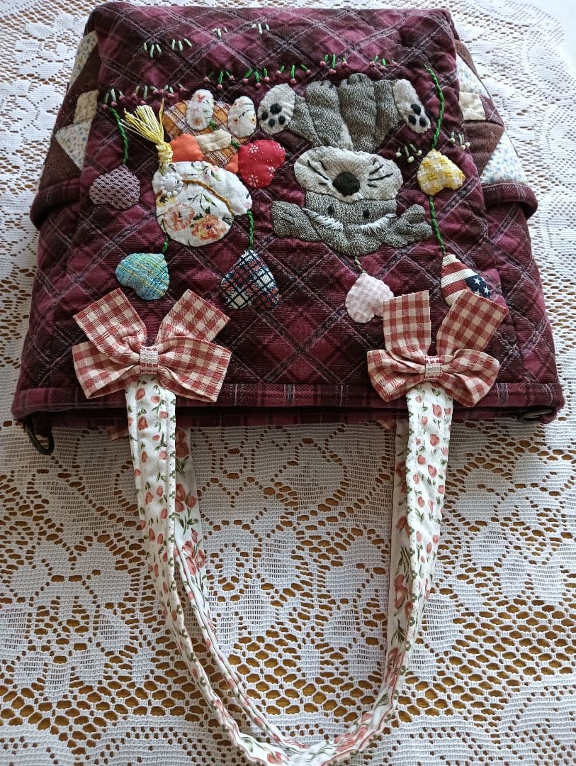 スーちゃん 手縫い ６ポケットバッグ