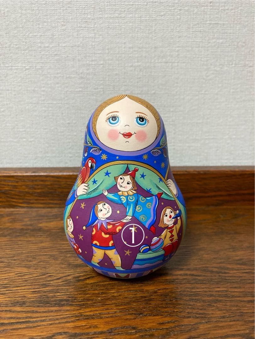 クリスマスセール♪ロシア☆起き上がりこぼし♪『ロシアのサーカス』マトリョーシカ