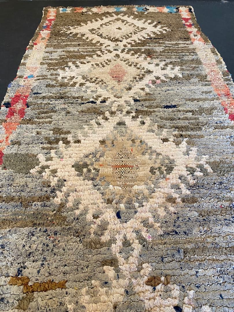 発*い様 モロッコ製 ボシャルウィット ラグ 手織り