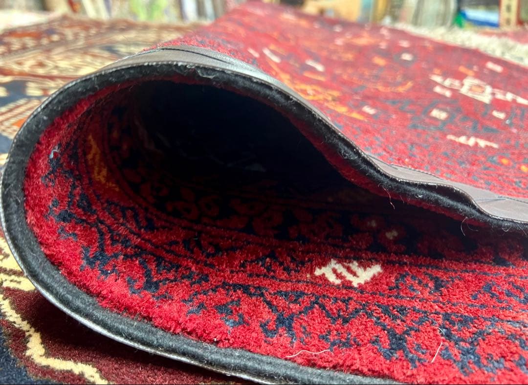 トルクメンペルシャ最高級ウールラグ./サイズ：107x210cm。.. .TR7