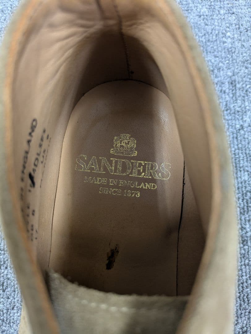 SANDERS スエード ベージュ ブーツ