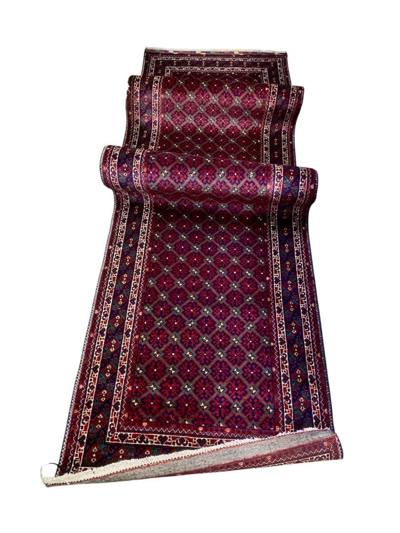 ペルシャ トルクメン 廊下用ラグ 85.5x315cm. ..abk1.