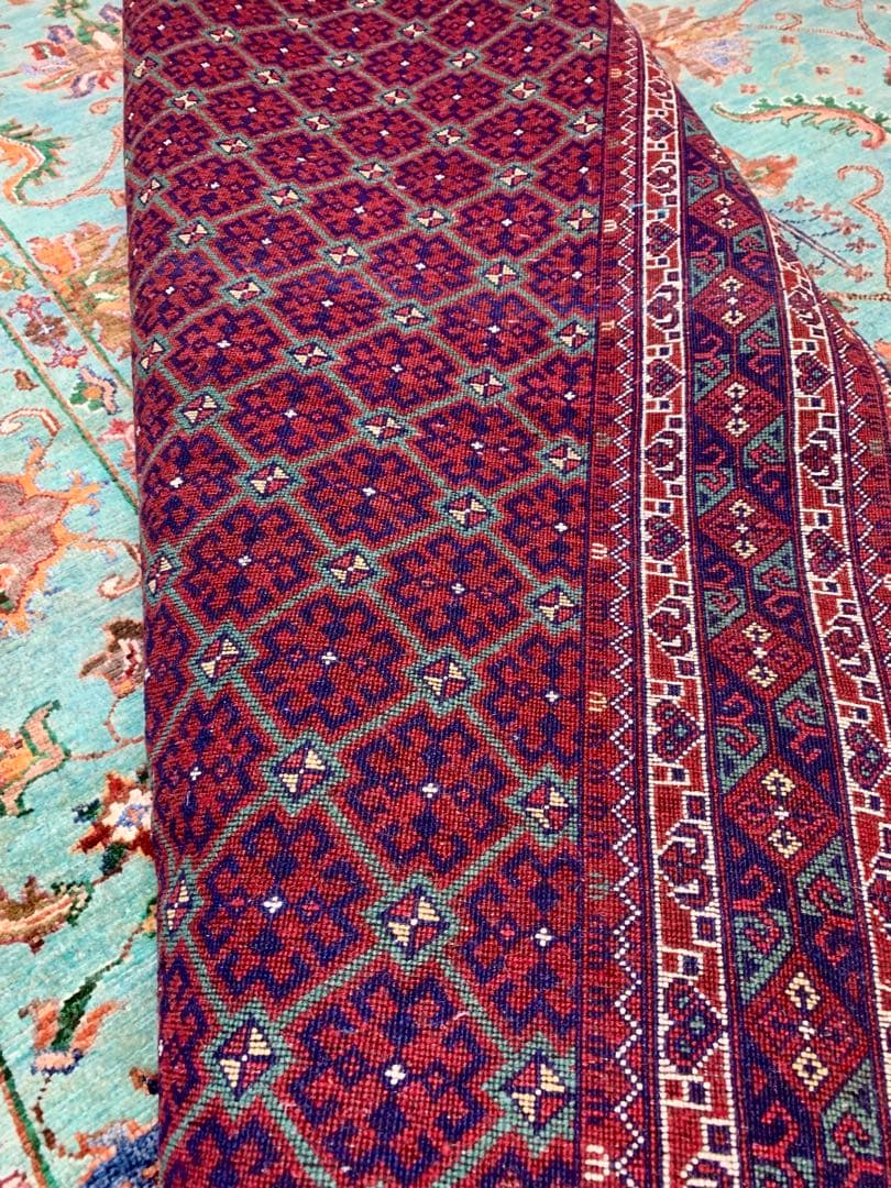 ペルシャ トルクメン 廊下用ラグ 85.5x315cm. ..abk1.