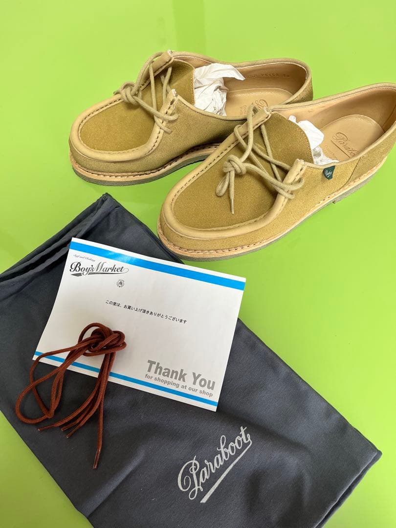 ★新品未使用ボーイズマーケット別注Paraboot パラブーツ ミカエル