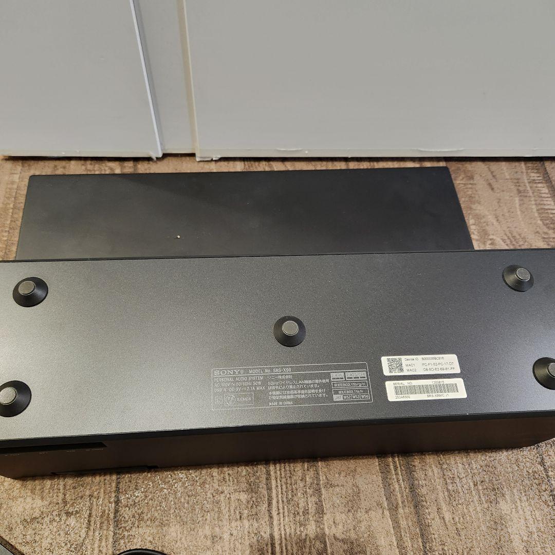 台座付き　美品　SONY ハイレゾ対応 ワイヤレススピーカー SRS-X99