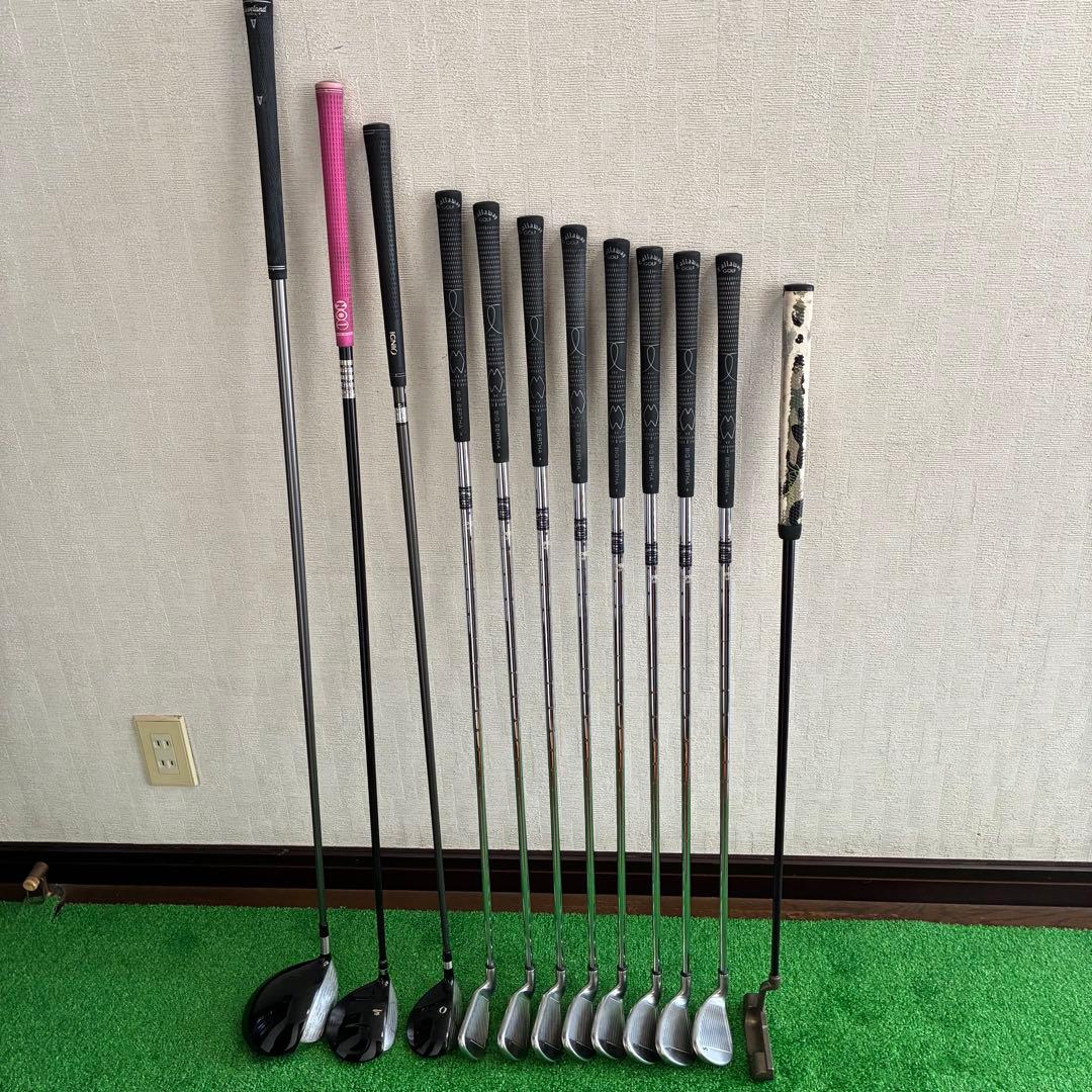 メンズゴルフクラブセット（Cleveland, Callawa他）