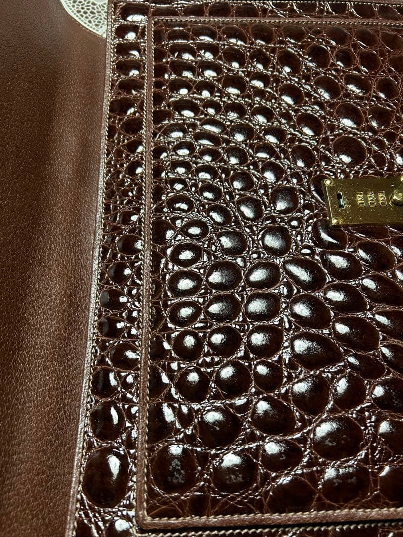 訳アリ！　GIANFRANCO FERRE ブラウン メンズバッグ