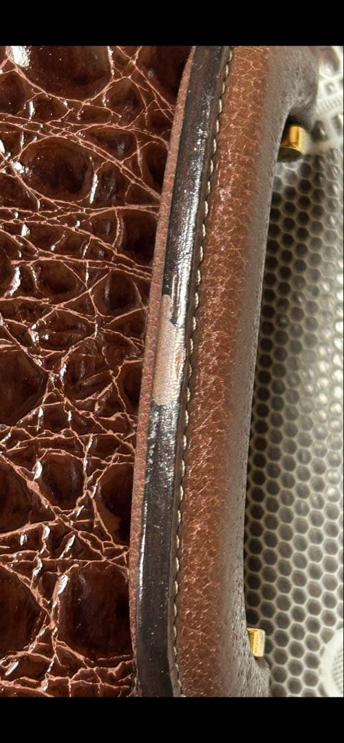 訳アリ！　GIANFRANCO FERRE ブラウン メンズバッグ