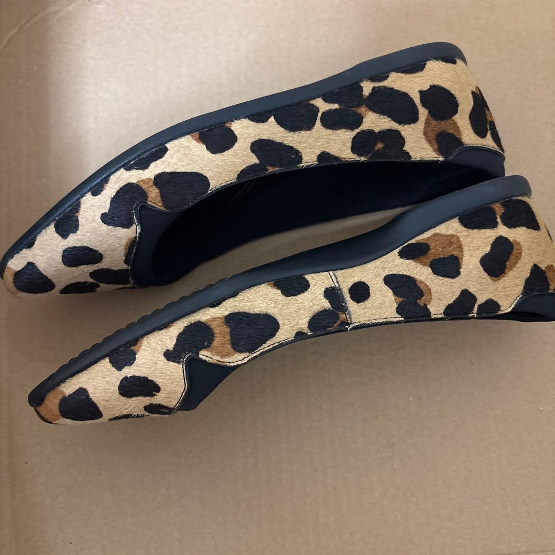 コールハーン　ハラコ　フラットシューズ　8B