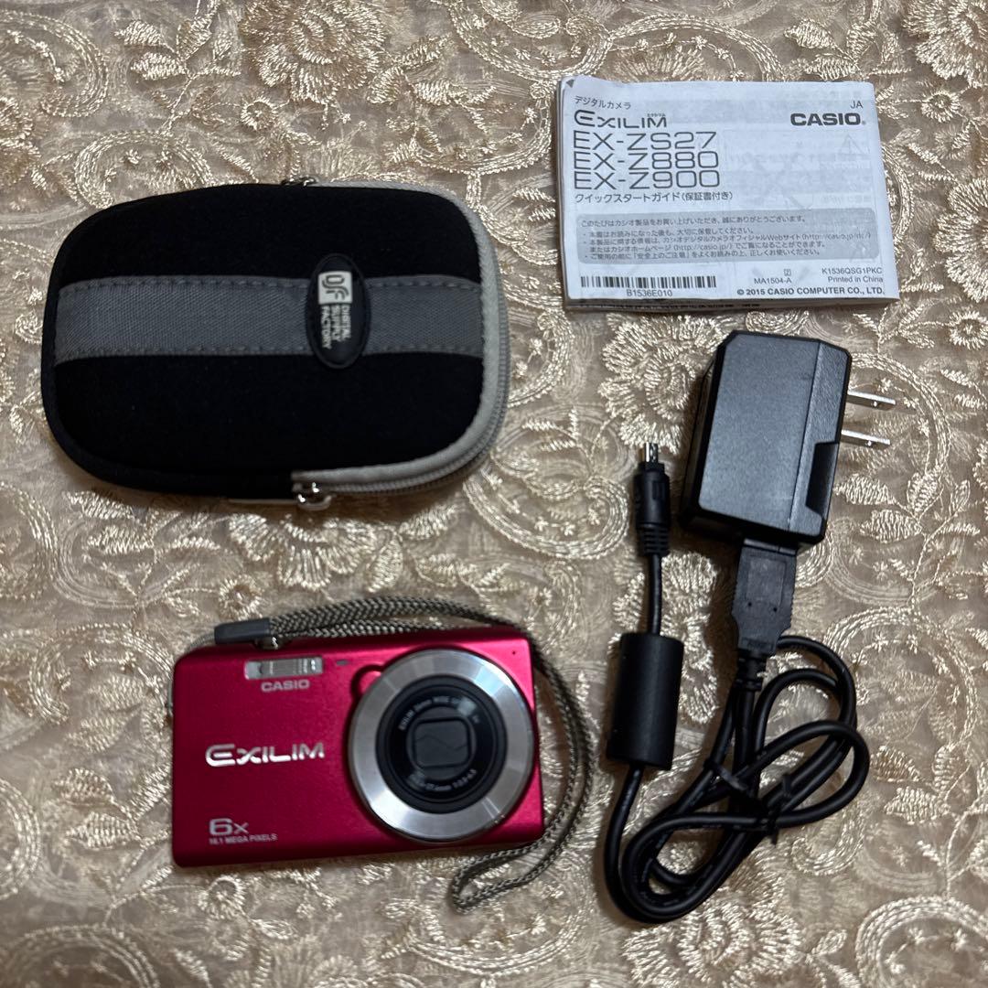 CASIO EX-Z900 デジタルカメラ 純正アダプター付き