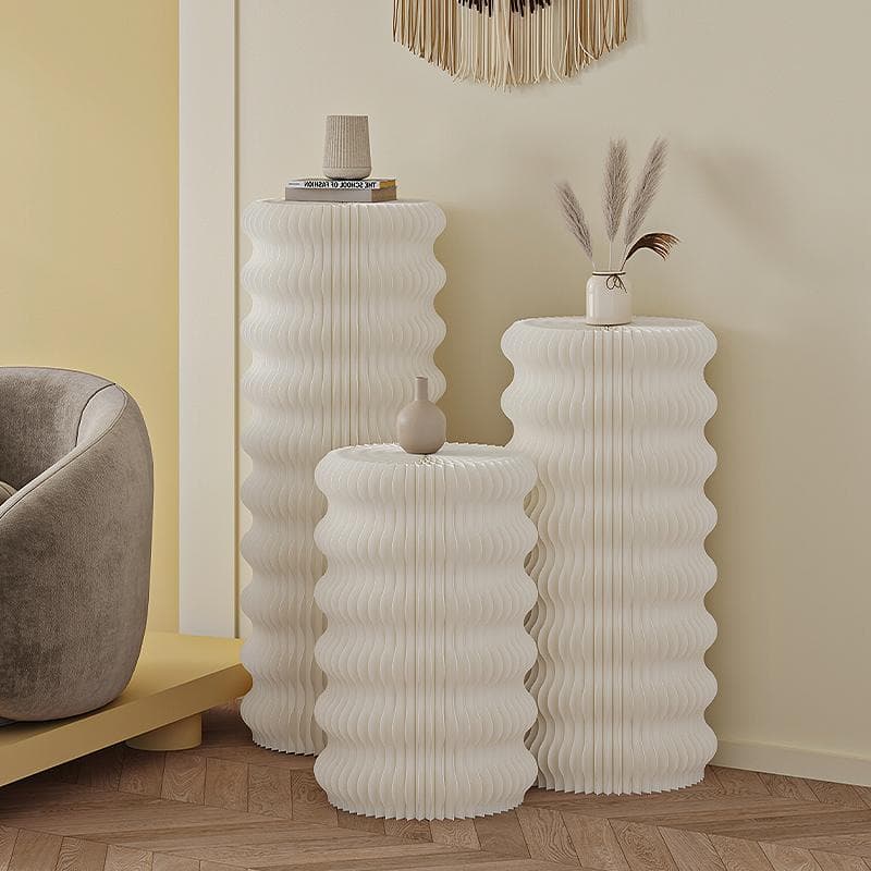 ディスプレイスタンド直径30cm高さ108㎝展示台 陳列台組立不要展示会イベント