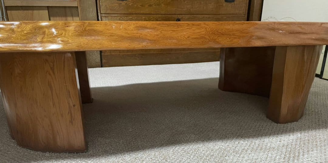 屋久杉座卓　一枚板テーブル