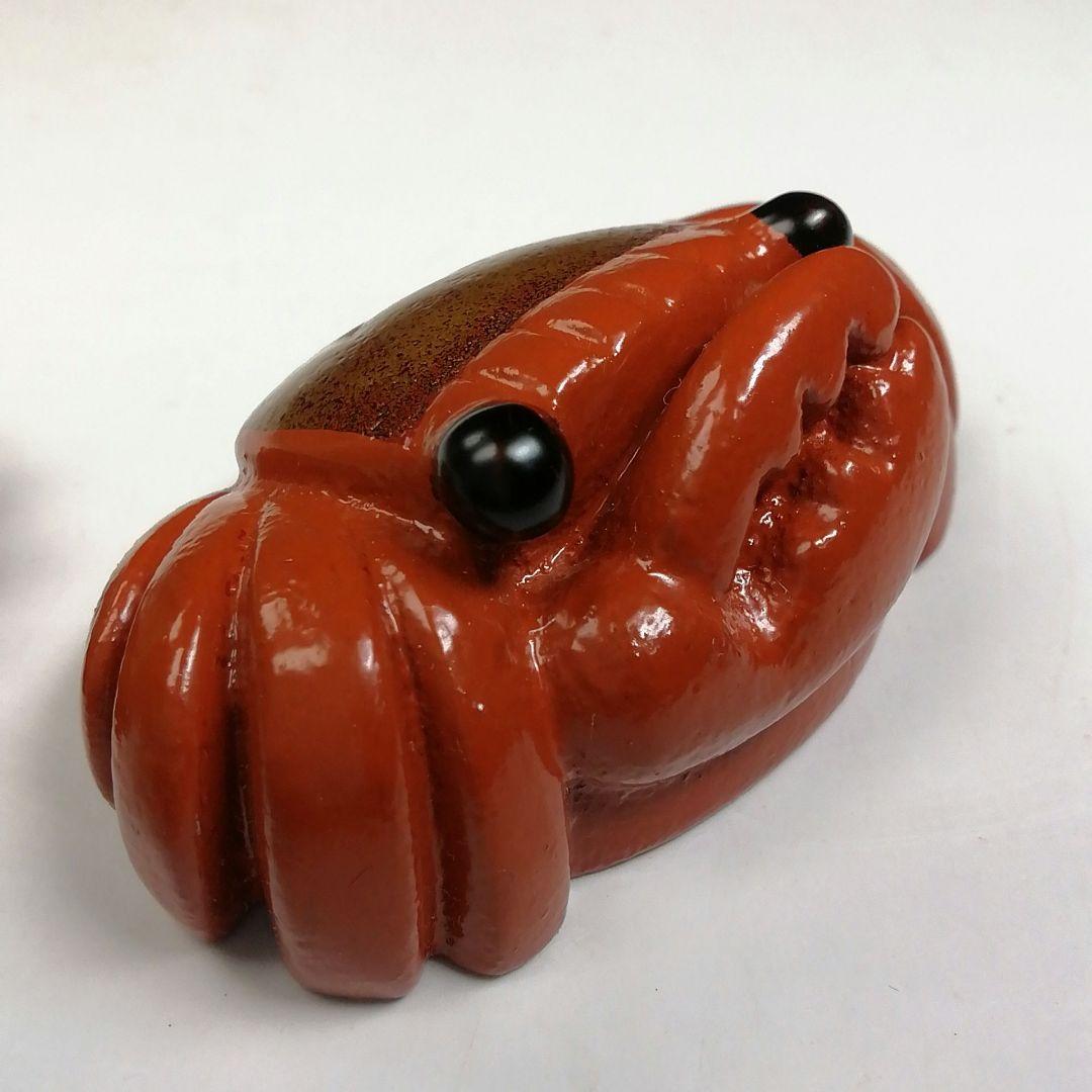 Ｔ９３６　香合　『蟹　香合』『山崖宗陽 作』漆塗蒔絵　共箱　茶道具