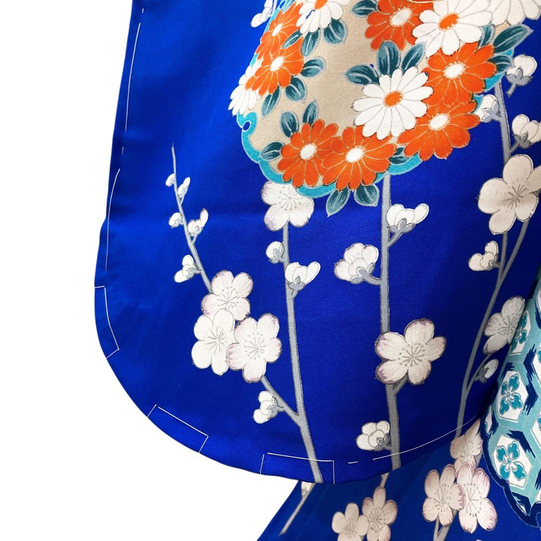 ◎mk-919　七五三　振袖　着物　女の子　御祝い着　金駒刺繍　10-23