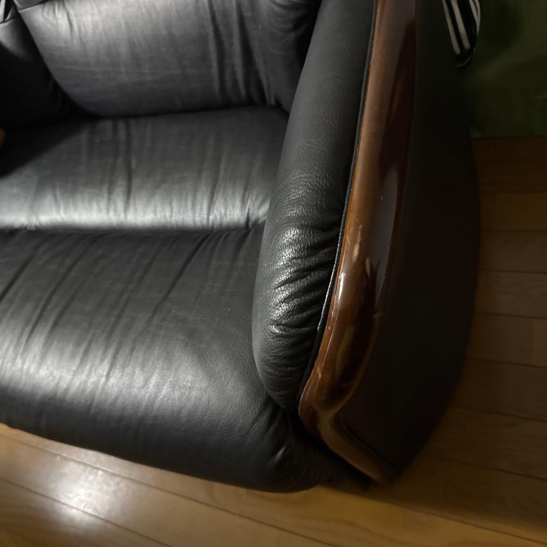 ￼マルニ　本革　2人掛けソファ