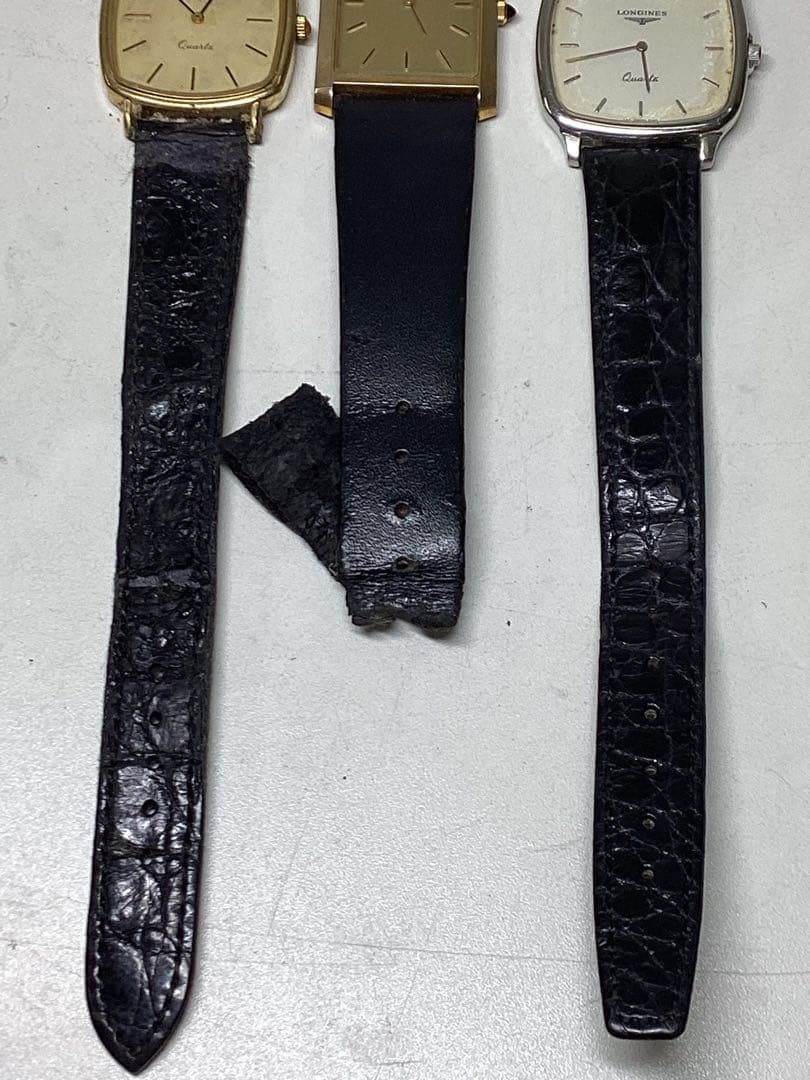 G*i様 ジャンク　LONGINES、SEIKO クォーツ 時計 金色 スクエア