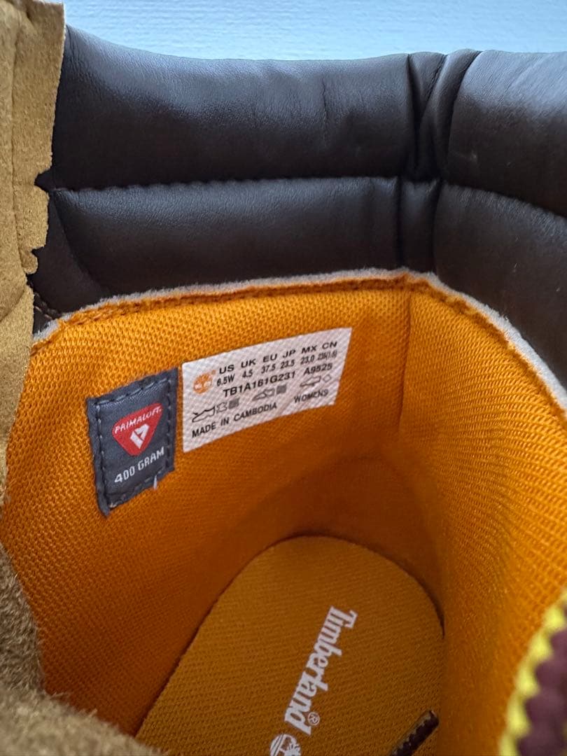 Timberland 6インチ ウォータープルーフ ブーツ レディース 23.5