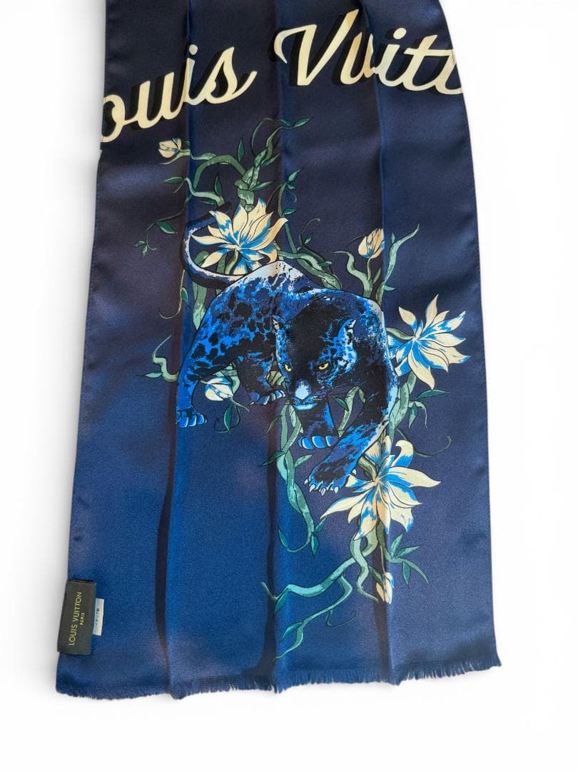 【美品】ルイヴィトン キムジョーンズ シルクスカーフ 箱付 メンズ 2016SS