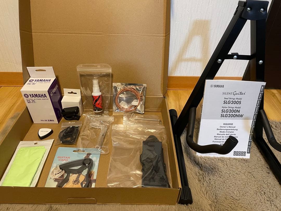 【美品】YAMAHA SLG200S NT サイレントギター　14点セット