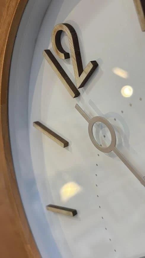 振り子時計　北欧　ナチュラル　木　ニュアンスカラー★振子＆２針モデル　掛時計