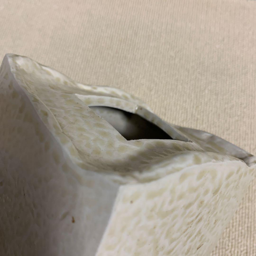 鈴木治 走泥社 白磁方壺 花生 花入